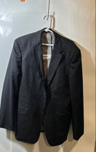 Load image into Gallery viewer, Hugo Boss Mens Dark Gray Long Sleeve Notch Lapel Two-Button Blazer Size 42R