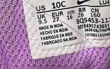 Load image into Gallery viewer, Nike Kids Court Borough 2 BQ5453-111 White Pink Hook & Loop Sneaker Shoes Sz 10C