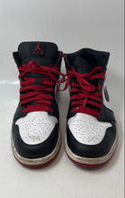 Load image into Gallery viewer, Nike Mens Air Jordan 1 Mid DQ8426-106 Black White Red Sneakers Shoes Size 13