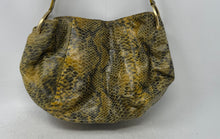 Load image into Gallery viewer, Antonio Melani Womens Yellow Printed Inner Pockets Shoulder Handbag