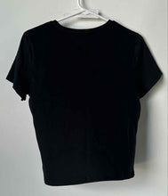 Load image into Gallery viewer, Universal Unisex Black Short Sleeve Crew Neck Pullover T-Shirt Size Small