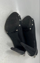 Load image into Gallery viewer, Michael Kors Womens Black Leather Cone Platform Ankle Booties Size 10M