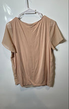 Load image into Gallery viewer, Ann Taylor Womens Pink Short Sleeve Round Neck Pullover Blouse Top Size M