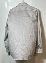 Load image into Gallery viewer, Michael Kors Mens Gray Regular Fit Airsoft Stretch Wrinkle Free Dress Shirt Sz M