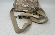 Load image into Gallery viewer, Kipling Womens Sabian Gold Adjustable Strap Charm Flap Mini Crossbody Bag