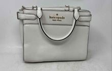 Load image into Gallery viewer, Kate Spade New York Womens Staci White Leather Detachable Strap Satchel Bag