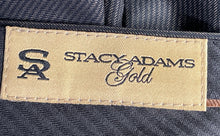 Load image into Gallery viewer, Stacy Adams Gold Mens Black Regular Fit Two-Piece Suit Pants Set Size 52L/47L