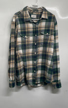 Load image into Gallery viewer, American Eagle Mens Multicolor Plaid Long Sleeve Button-Up Shirt Size XL