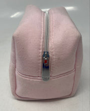 Load image into Gallery viewer, Christian Dior Beauty Womens Pink Embroidered Logo Zip Top Cosmetic Bag Stained