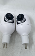 Load image into Gallery viewer, Model LBC02 White Wi-Fi Wireless Smart PTZ Bulb Camera Set 2 Pcs Not Tested