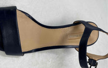 Load image into Gallery viewer, Antonio Melani Womens Blue Leather Open Toe Wedge Ankle Strap Sandals Size 7.5 M