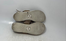 Load image into Gallery viewer, Michael Kors Womens Brown White Monogram Open Toe Flat Thong Sandals Size 7
