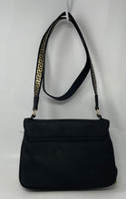 Load image into Gallery viewer, Versace Parfums Womens Black Inner Pocket Magnetic Medium Crossbody Bag