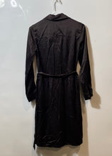 Load image into Gallery viewer, BCBGMAXAZRIA Womens Brown Long Sleeve Button Front Collared Shirt Dress Size 0