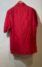 Load image into Gallery viewer, Authentic Versace Jeans Couture Mens Red Short Sleeve Button-Up Shirt Size S