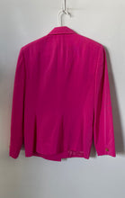 Load image into Gallery viewer, Dana Buchman Womens Pink Long Sleeve Notch Lapel Six-Button Blazer Size 6