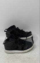 Load image into Gallery viewer, Nike Kids Air Jordan 1 Mid SE DV1339-004 Black Lace-Up Sneaker Shoes Size 11C