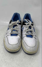 Load image into Gallery viewer, Nike Mens Full Force Low White Blue Leather Low Top Lace-Up Sneaker Shoes Sz 11
