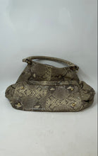 Load image into Gallery viewer, Gili Womens Brown Animal Print Leather Bottom Studs Inner Pockets Shoulder Bag