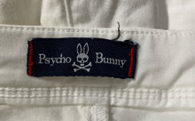 Load image into Gallery viewer, Psycho Bunny Mens White Flat Front Slash Pocket Chino Shorts Size 30