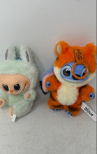 Load image into Gallery viewer, Popmart Tigger Stitch The Monster Labubu Plush Action Figure Lot Of 2 Pieces