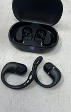 Load image into Gallery viewer, Bass Jaxx Black Open Wireless Earbuds With Real Time Translation Not Tested