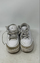 Load image into Gallery viewer, Nike Boys Air Jordan 3 DM0966-111 White Lace-Up Sneakers Shoes Size 3Y