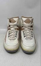 Load image into Gallery viewer, Nike Womens Air Jordan 2 Retro Beige White Lace-Up Sneaker Shoes Size 9