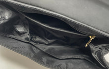 Load image into Gallery viewer, Versace Parfums Womens Black Inner Pocket Magnetic Medium Crossbody Bag