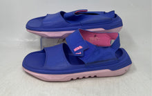 Load image into Gallery viewer, Nike Girls Playscape CU5296-500 Purple Pink Hook & Loop Sports Sandals Size 7Y