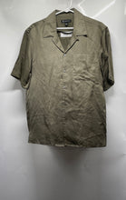 Load image into Gallery viewer, I.N.C International Concepts Mens Green Short Sleeve Button-Up Shirt Size M