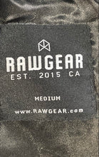 Load image into Gallery viewer, Rawgear Mens Black Embroidered Long Sleeve Hoodie Varsity Jacket Size M With Tag