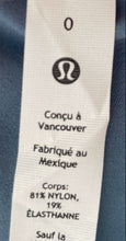 Load image into Gallery viewer, Lululemon Womens Align Blue Activewear High Waisted Compression Leggings Size 0