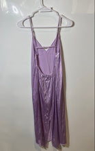 Load image into Gallery viewer, Zara Womens Purple V-Neck Spaghetti Strap Open Back Slip Dress Size Small