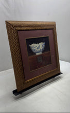 Load image into Gallery viewer, Renwil Inc Blue White Bowl Picture Gold Color Frame Art Print By Arnie R. Fisk