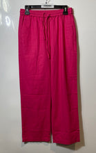 Load image into Gallery viewer, J. Crew Womens Pink Seaside Flat Front Drawstring Waist Wide-Leg Sweatpants Sz 0