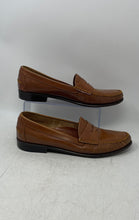 Load image into Gallery viewer, Nordstrom Mens Brown Leather Moc Toe Slip-On Penny Loafer Shoes Size 12N