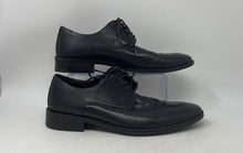Load image into Gallery viewer, J.Ferrar Mens Black Round Toe Leather Lace-Up Oxford Dress Shoes Size 10.5M