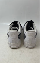 Load image into Gallery viewer, Nike Womens Air Force 1 White & Black Lace-Up Low Top Sneaker Shoes Size 11