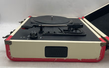 Load image into Gallery viewer, Crosley CR6019A-RE Ivory Red Portable Suitcase Style Turntable Record Player