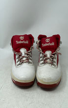 Load image into Gallery viewer, Timberland Mens Euro Hiker White Red Lace-Up Sneaker Shoes Size 10M No Insole