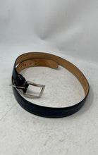 Load image into Gallery viewer, Pasquale Cutarelli Mens Black Croc Embossed Leather Adjustable Dress Belt Sz 42