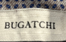 Load image into Gallery viewer, Bugatchi Mens Light Beige Blue Printed Short Sleeve Button-Up Shirt Size Small