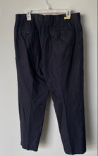 Load image into Gallery viewer, E. Thomas Mens Blue Cotton Flat Front Slash Pocket Belt Loops Dress Pant Size 50