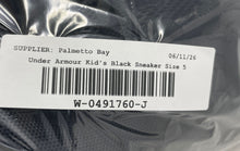 Load image into Gallery viewer, Under Armour Kids Charged Assert 9 3024591-002 Black Sneaker Shoes Size 5