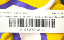Load image into Gallery viewer, Links Marketing Group Mens Yellow Purple LA Lakers Pau Gasol #16 Jersey Size XL