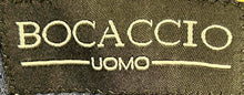 Load image into Gallery viewer, Bocaccio Uomo Mens Blue Notch Lapel Two-Button Blazer Jacket Size 46R