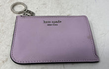 Load image into Gallery viewer, Kate Spade New York Womens Purple Cameron L-Zip Credit Card Holder Wallet