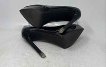 Load image into Gallery viewer, Madden Girl Womens Lidia Black Leather Slip-On Pointed Toe Platform Heels 6.5 M