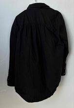 Load image into Gallery viewer, Banana Republic Womens Black Cotton Long Sleeve Button-Up Shirt Size Medium